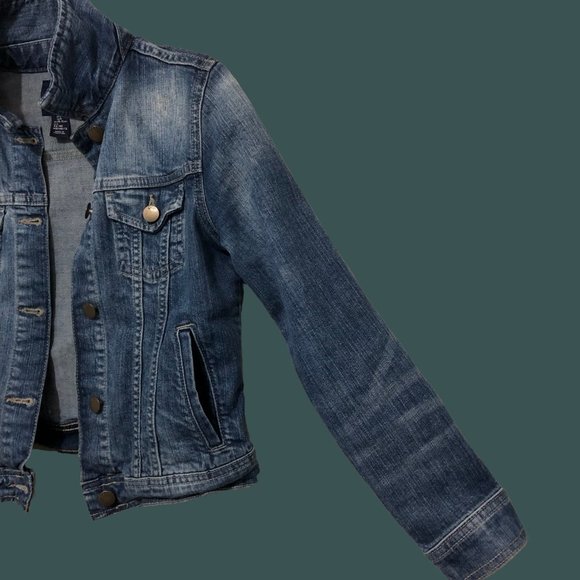 GAP Kids, Denim Jacket,  Indigo, Age 8-10, Youth - Picture 4 of 7